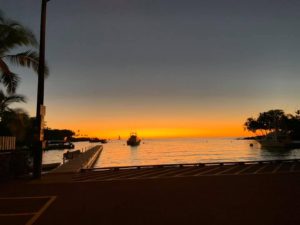Keauhou Bay, Kona, Hawaii at Sunset