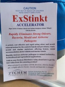 Another moving aboard preparation task killing mould