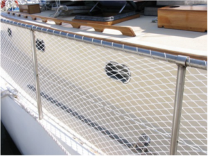 Priority moving aboard preparation task is installing safety netting