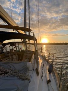 Appreciation of the stunning sunset of Lamb Island