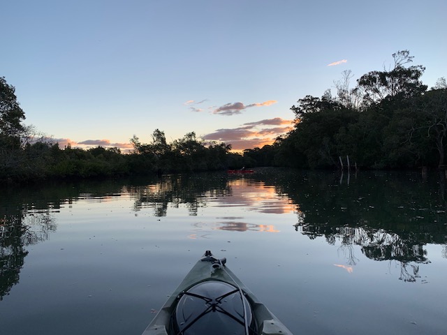 Living & learning as an absolute beginner! Sunset paddle