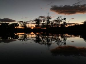 Absolute beginner at sunset paddles