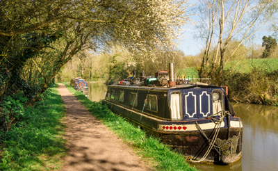 A canal boat, why not. 