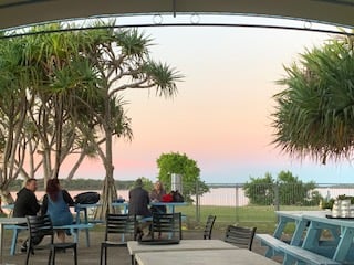 Sunset at the sailing club