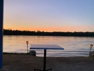 And the cool air settles as the sun goes down