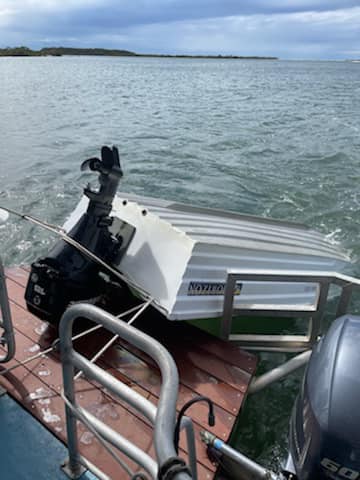 Bob, the dinghy and mudflats…