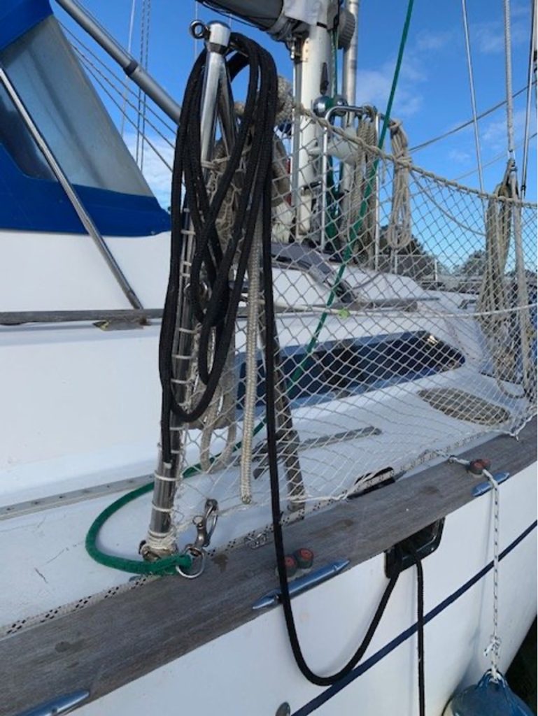 Dinghy paynter up close.